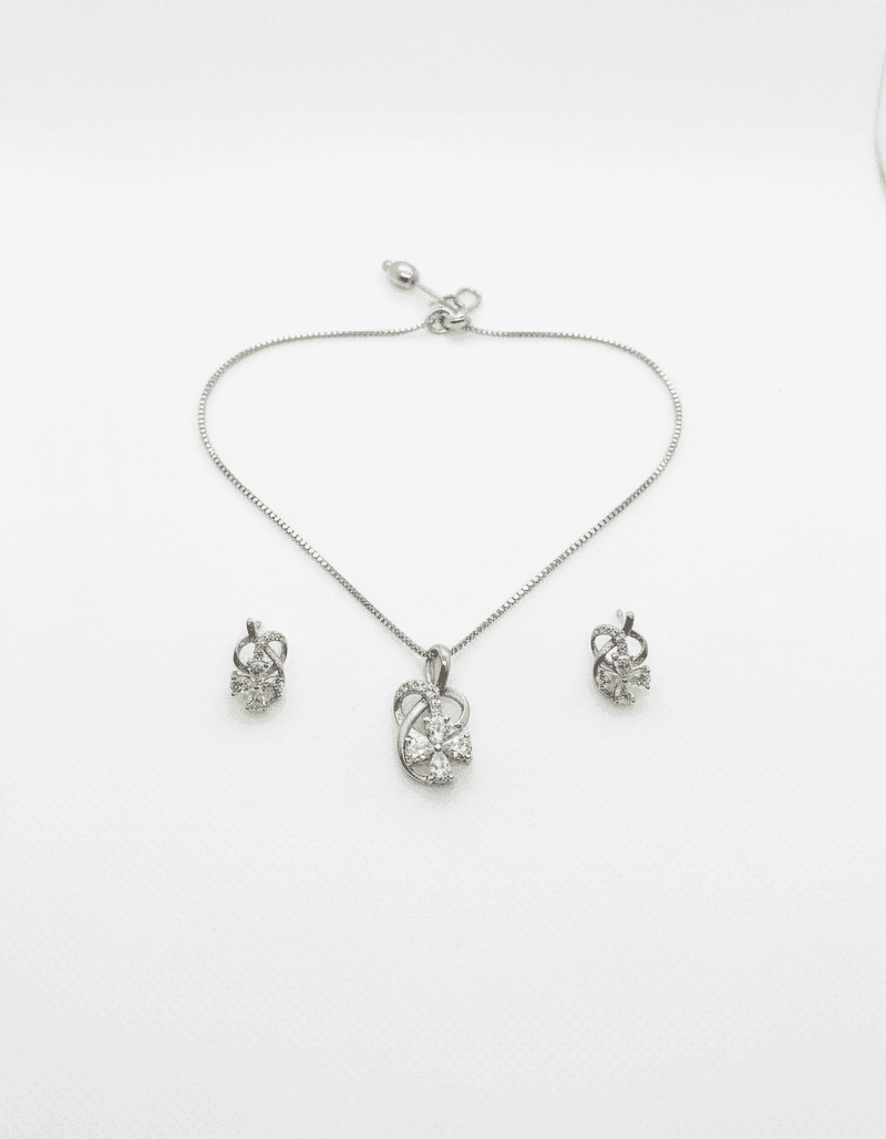 Y11_flower pendant-set