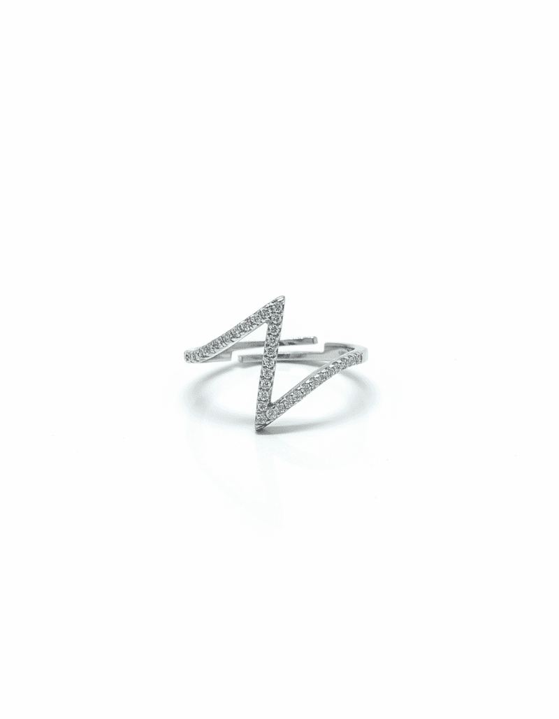 Y14_zig zag RING-ITALIAN